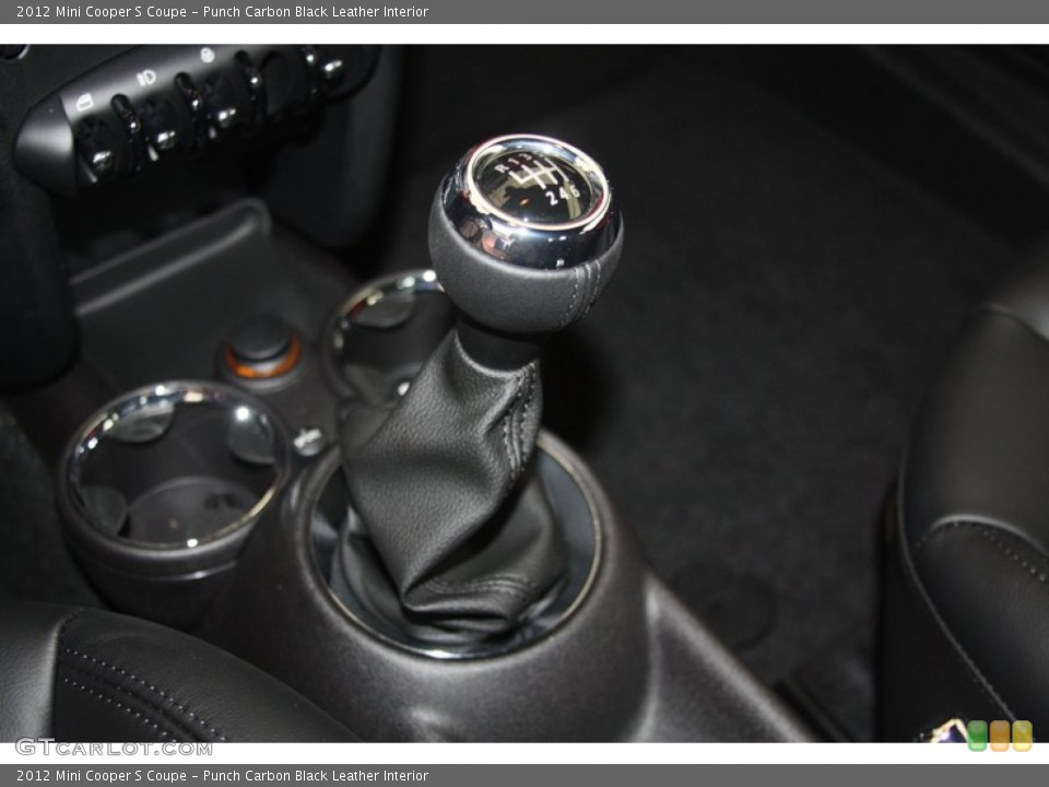 Punch Carbon Black Leather Interior Transmission for the 2012 Mini Cooper S Coupe #54548922