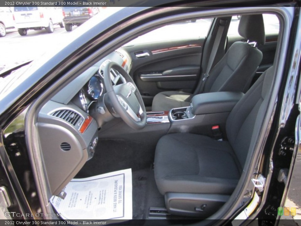 Black Interior Photo for the 2012 Chrysler 300  #54548943