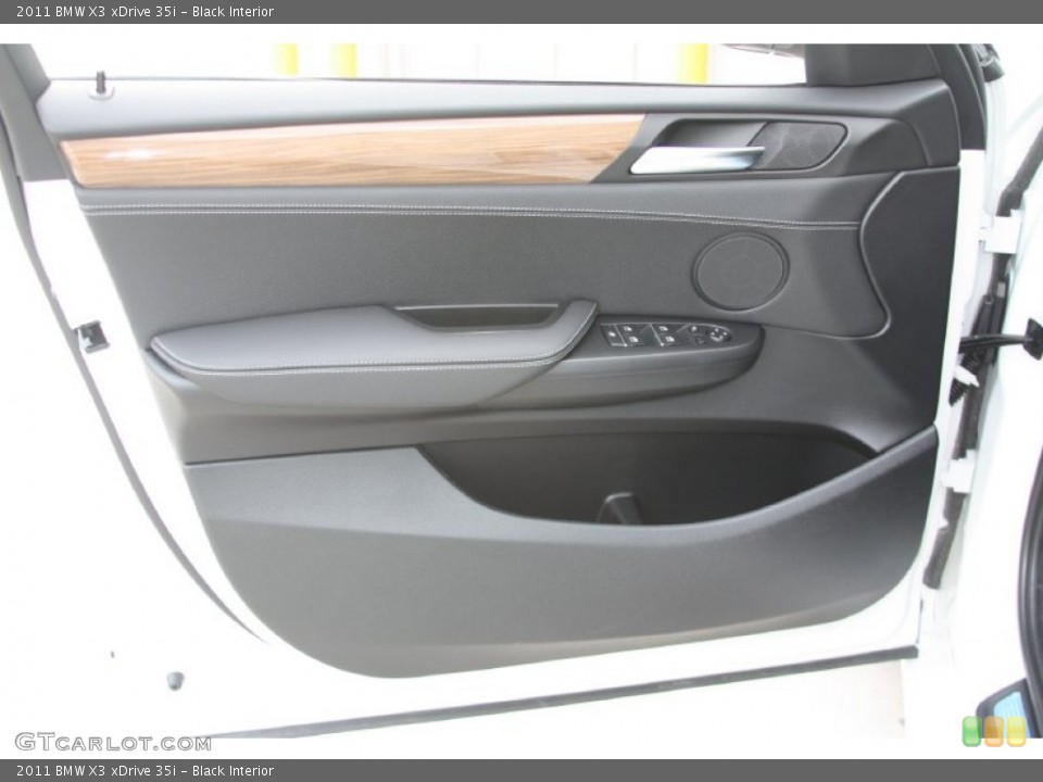 Black Interior Door Panel for the 2011 BMW X3 xDrive 35i #54549276