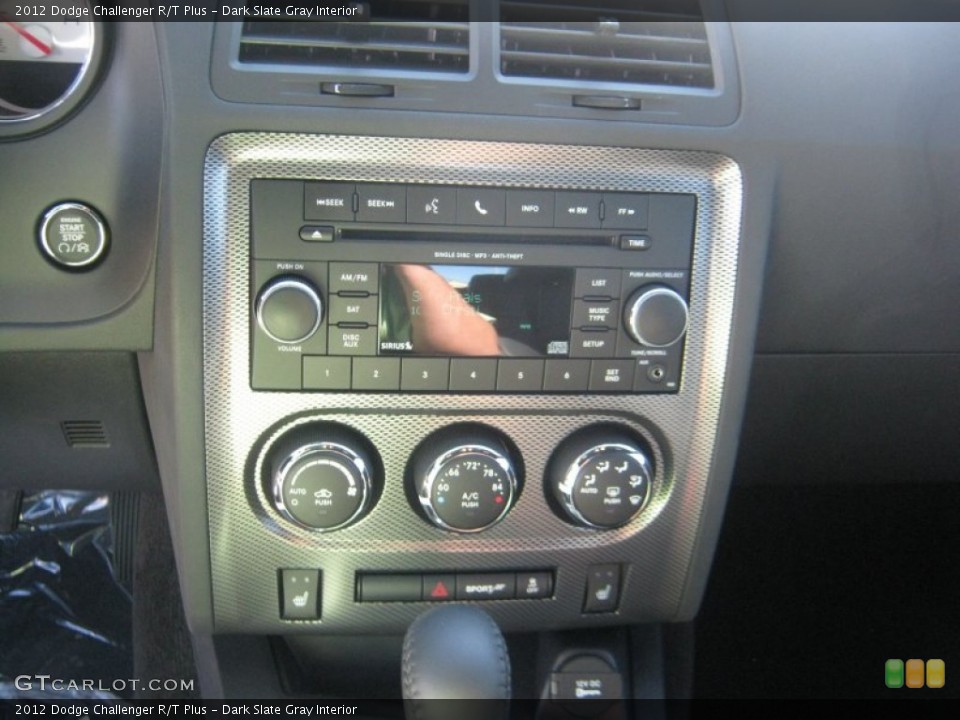 Dark Slate Gray Interior Audio System for the 2012 Dodge Challenger R/T Plus #54552648