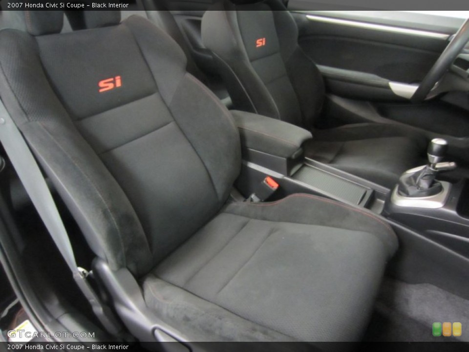 Black Interior Photo for the 2007 Honda Civic Si Coupe #54554427