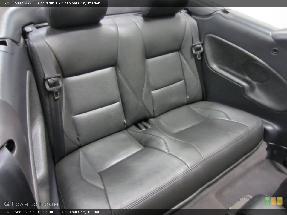 Charcoal Grey Interior Photo for the 2003 Saab 9-3 SE Convertible #54554982