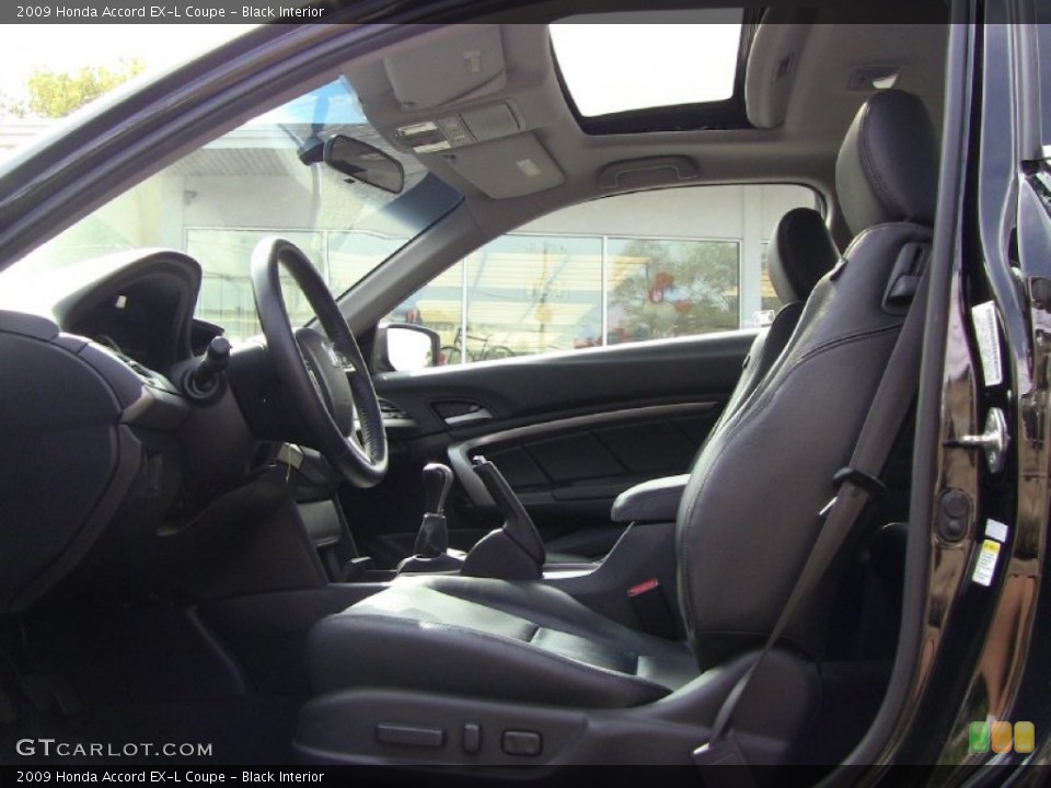 Black Interior Photo for the 2009 Honda Accord EX-L Coupe #54557130