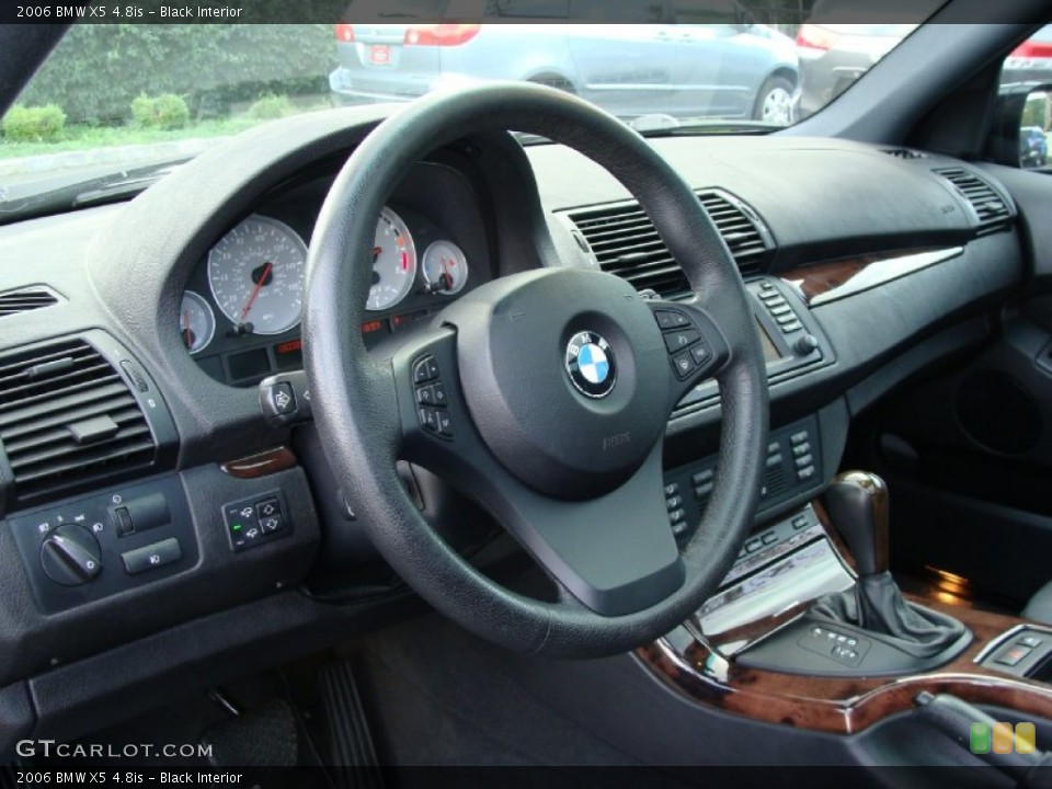 Black Interior Steering Wheel for the 2006 BMW X5 4.8is #54557850