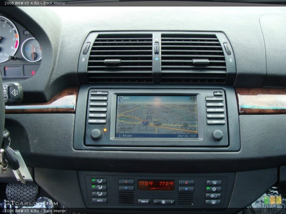 Black Interior Navigation for the 2006 BMW X5 4.8is #54557859