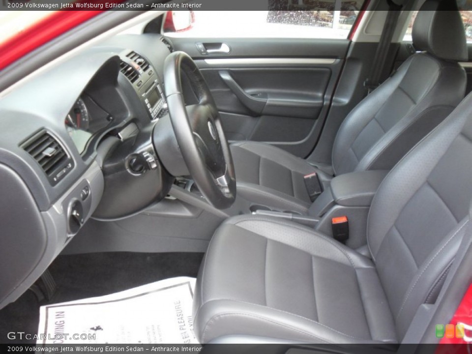 Anthracite Interior Photo for the 2009 Volkswagen Jetta Wolfsburg Edition Sedan #54558069