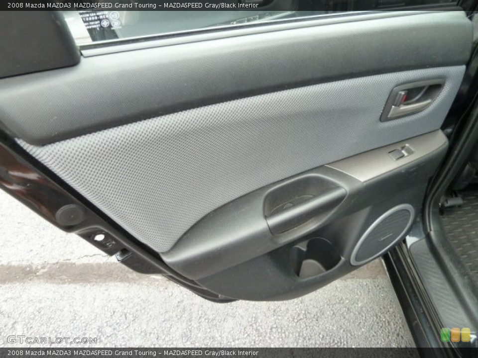MAZDASPEED Gray/Black Interior Door Panel for the 2008 Mazda MAZDA3 MAZDASPEED Grand Touring #54558603
