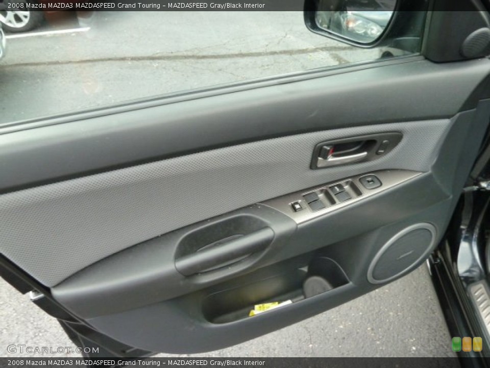 MAZDASPEED Gray/Black Interior Door Panel for the 2008 Mazda MAZDA3 MAZDASPEED Grand Touring #54558612