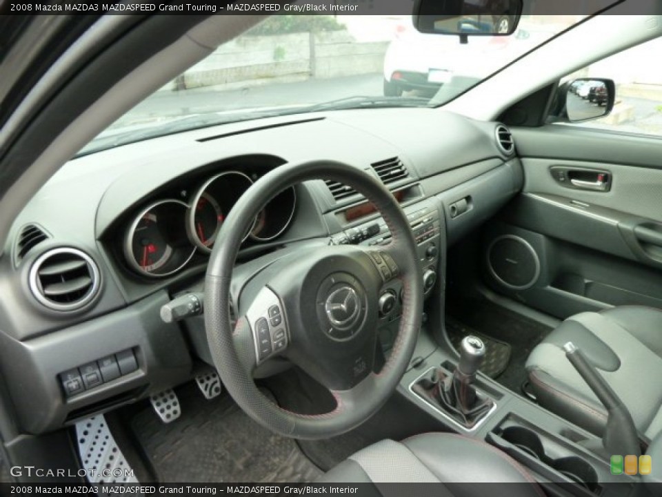 MAZDASPEED Gray/Black Interior Photo for the 2008 Mazda MAZDA3 MAZDASPEED Grand Touring #54558621