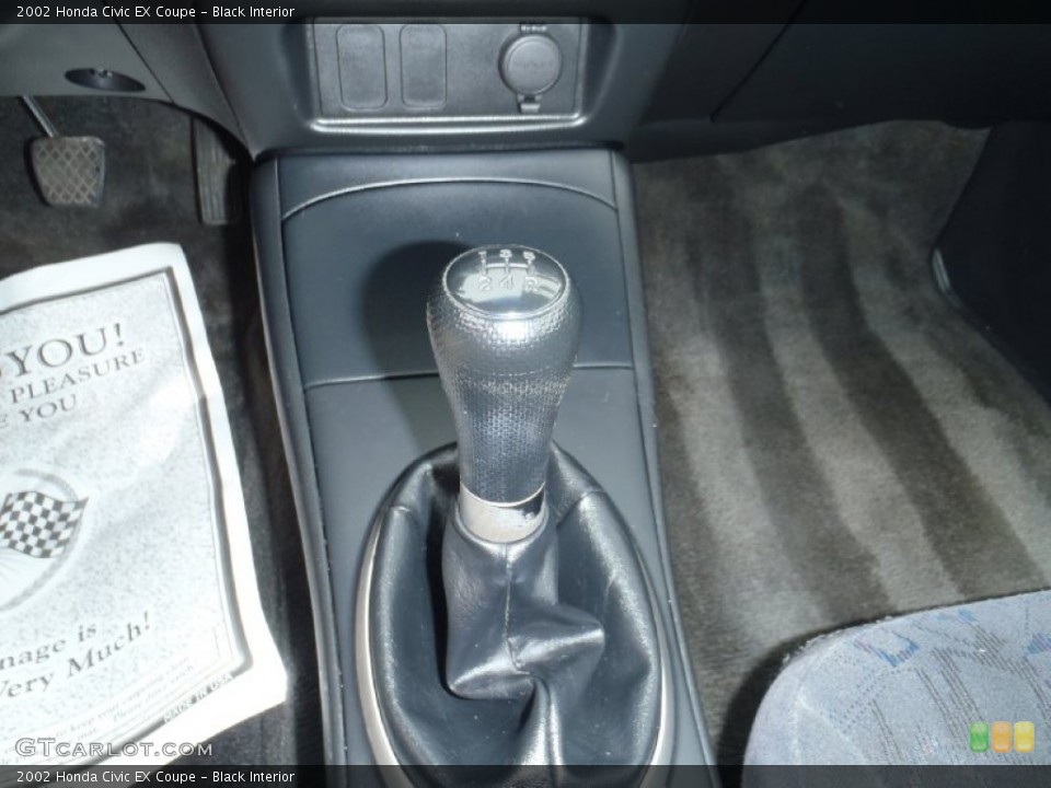 Black Interior Transmission for the 2002 Honda Civic EX Coupe #54558849