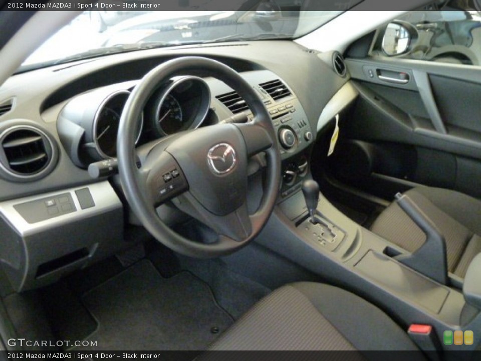 Black Interior Photo for the 2012 Mazda MAZDA3 i Sport 4 Door #54559131