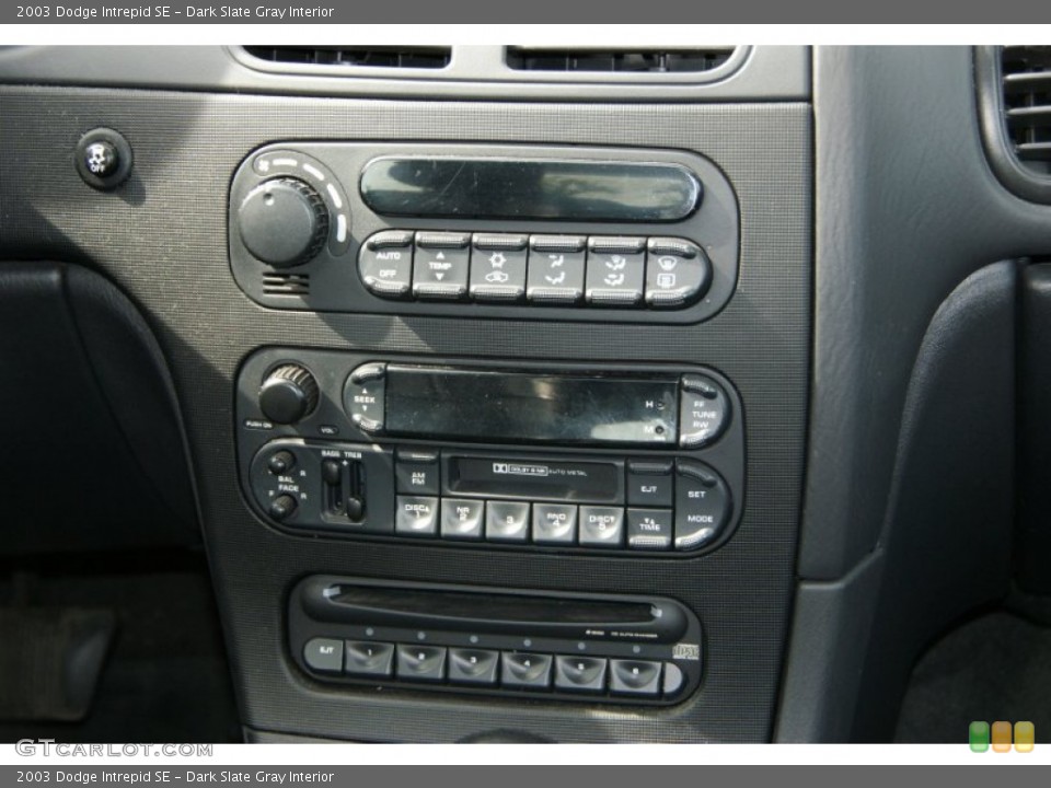 Dark Slate Gray Interior Controls for the 2003 Dodge Intrepid SE #54561447
