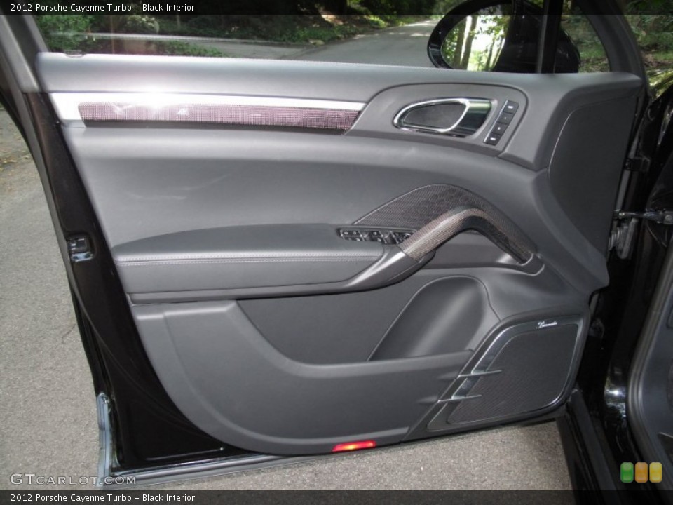Black Interior Door Panel for the 2012 Porsche Cayenne Turbo #54561675