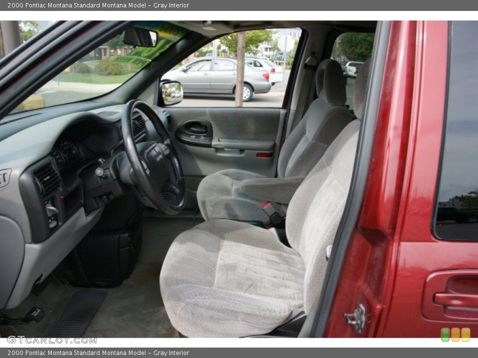 Gray Interior Photo for the 2000 Pontiac Montana  #54563184