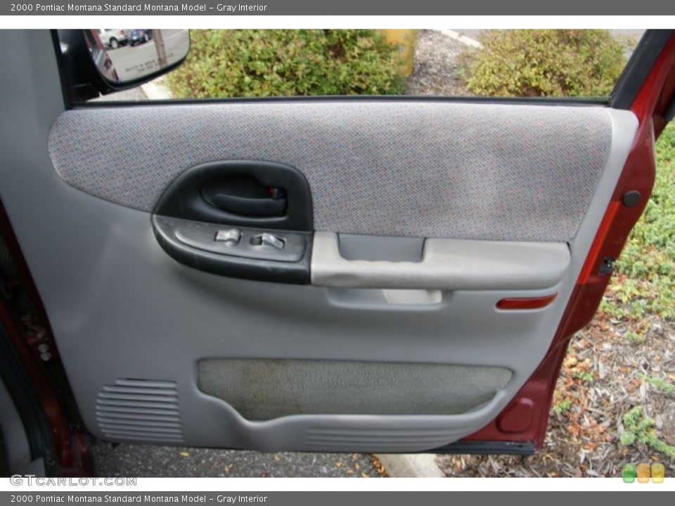 Gray Interior Door Panel for the 2000 Pontiac Montana  #54563250