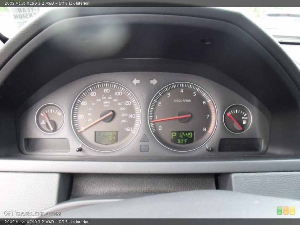 Off Black Interior Gauges for the 2009 Volvo XC90 3.2 AWD #54564009