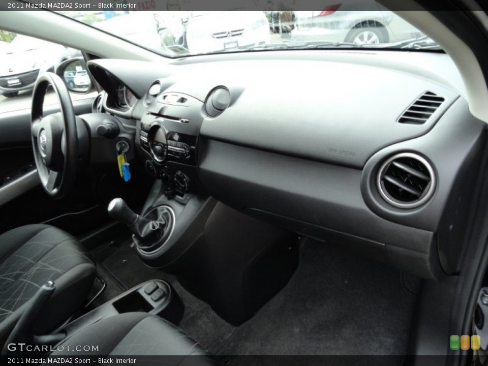 Black Interior Dashboard for the 2011 Mazda MAZDA2 Sport #54564213