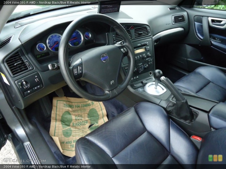 Nordkap Black/Blue R Metallic Interior Photo for the 2004 Volvo S60 R AWD #54564977