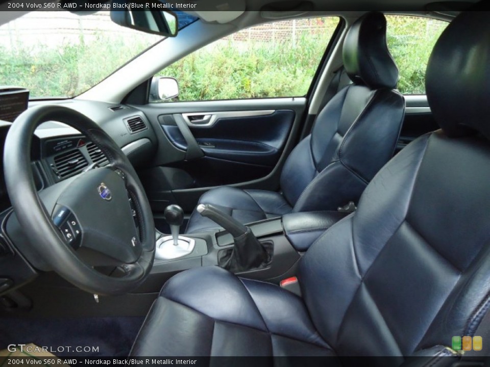 Nordkap Black/Blue R Metallic Interior Photo for the 2004 Volvo S60 R AWD #54564987