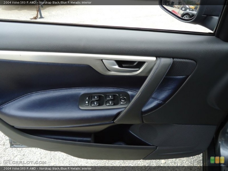 Nordkap Black/Blue R Metallic Interior Door Panel for the 2004 Volvo S60 R AWD #54564999