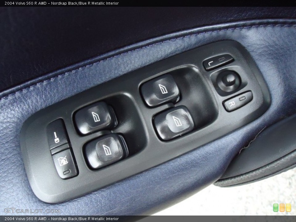 Nordkap Black/Blue R Metallic Interior Controls for the 2004 Volvo S60 R AWD #54565005