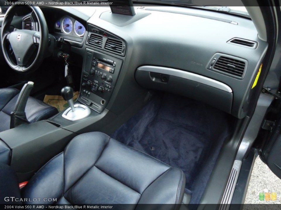 Nordkap Black/Blue R Metallic Interior Dashboard for the 2004 Volvo S60 R AWD #54565033