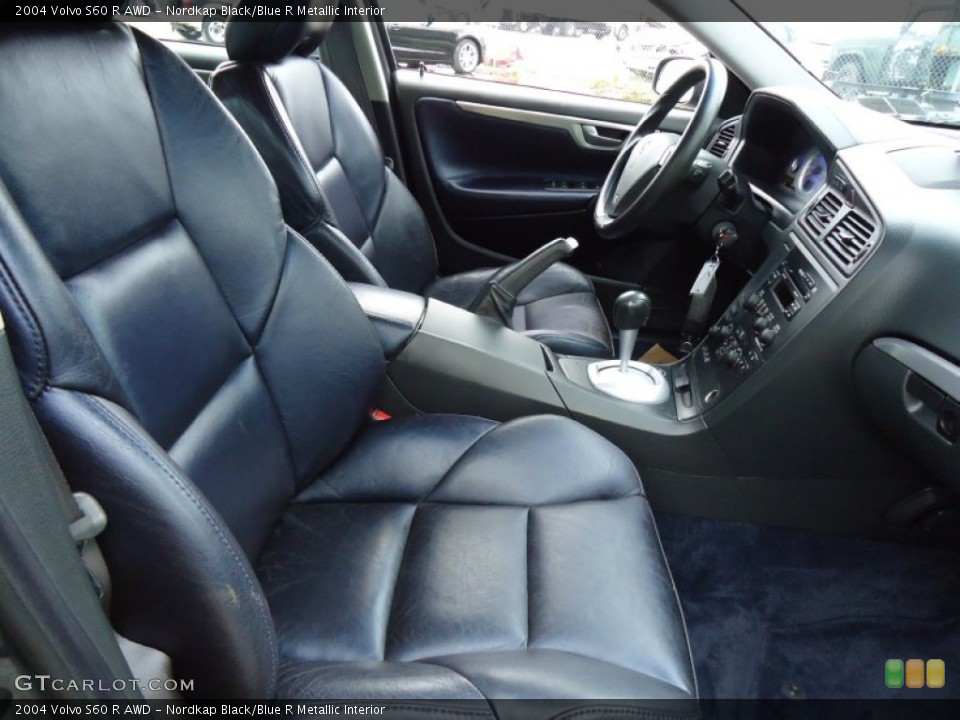 Nordkap Black/Blue R Metallic Interior Photo for the 2004 Volvo S60 R AWD #54565044
