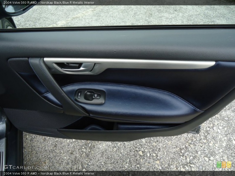 Nordkap Black/Blue R Metallic Interior Door Panel for the 2004 Volvo S60 R AWD #54565062