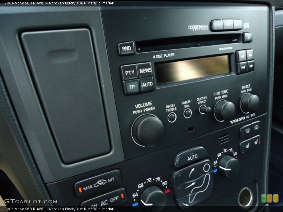 Nordkap Black/Blue R Metallic Interior Audio System for the 2004 Volvo S60 R AWD #54565269