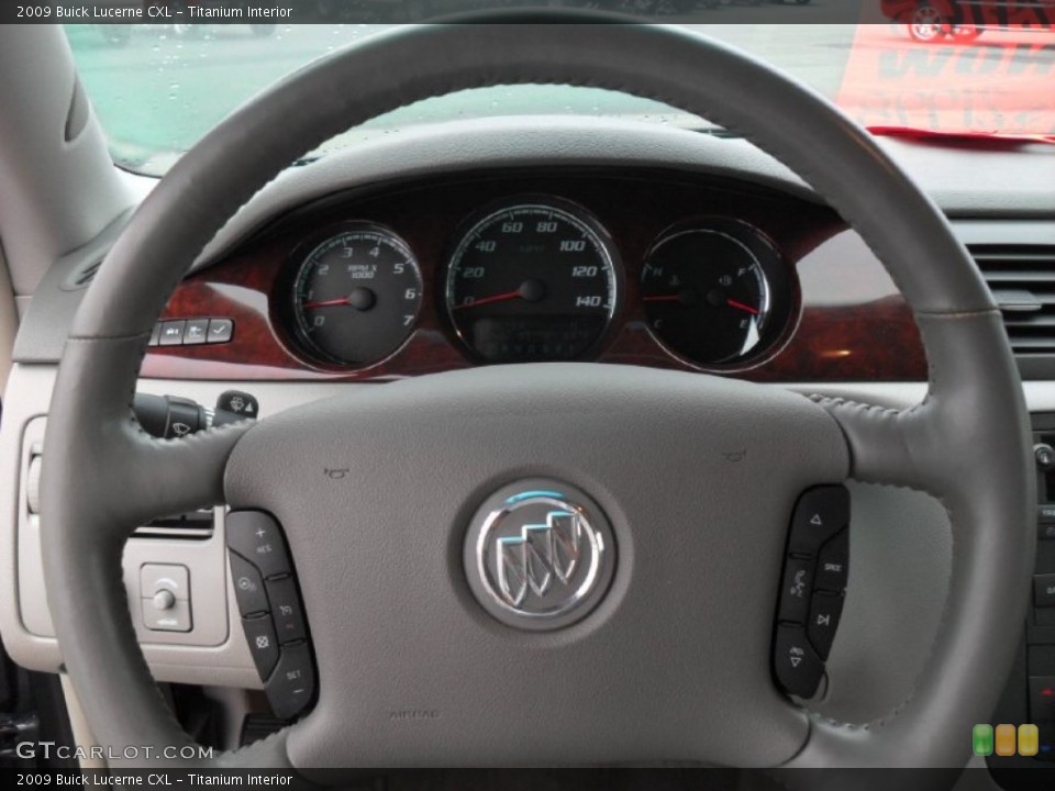 Titanium Interior Steering Wheel for the 2009 Buick Lucerne CXL #54565638