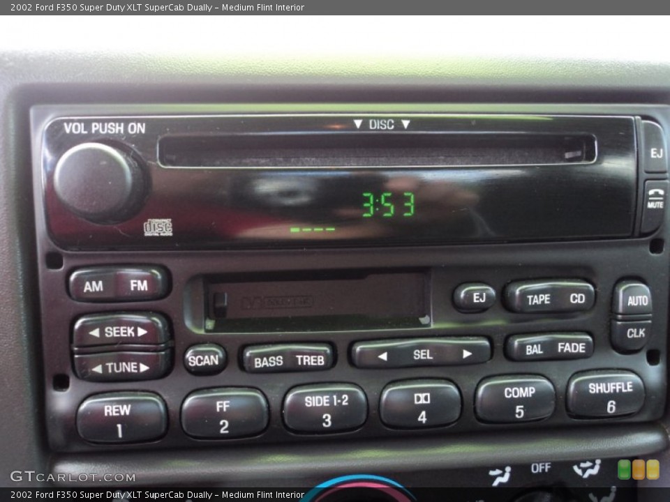 Medium Flint Interior Audio System for the 2002 Ford F350 Super Duty XLT SuperCab Dually #54566298