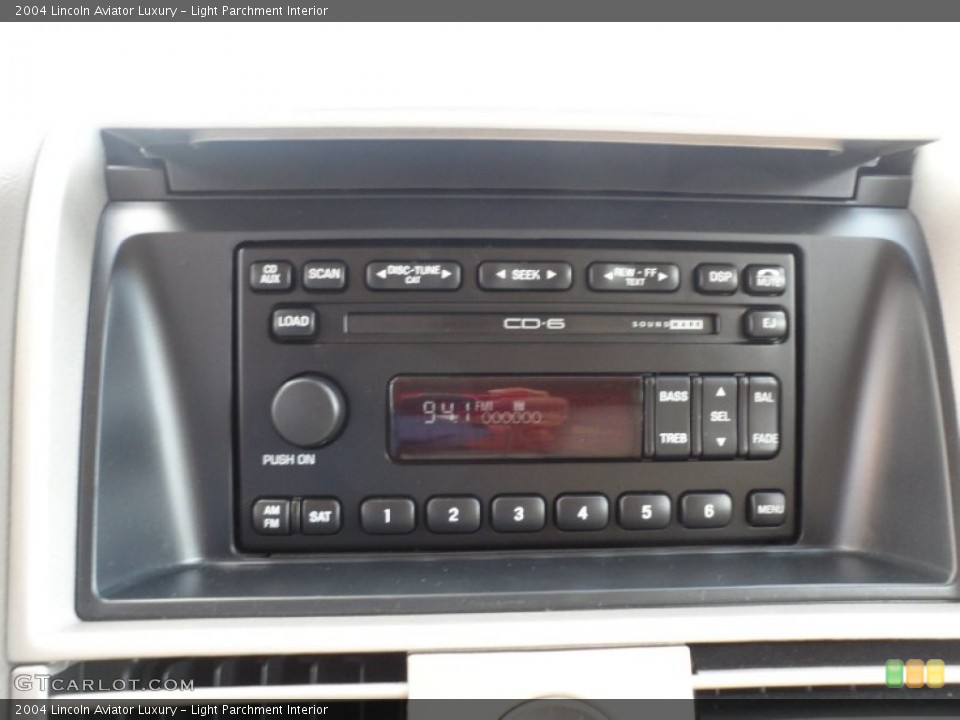 Light Parchment Interior Audio System for the 2004 Lincoln Aviator Luxury #54566389