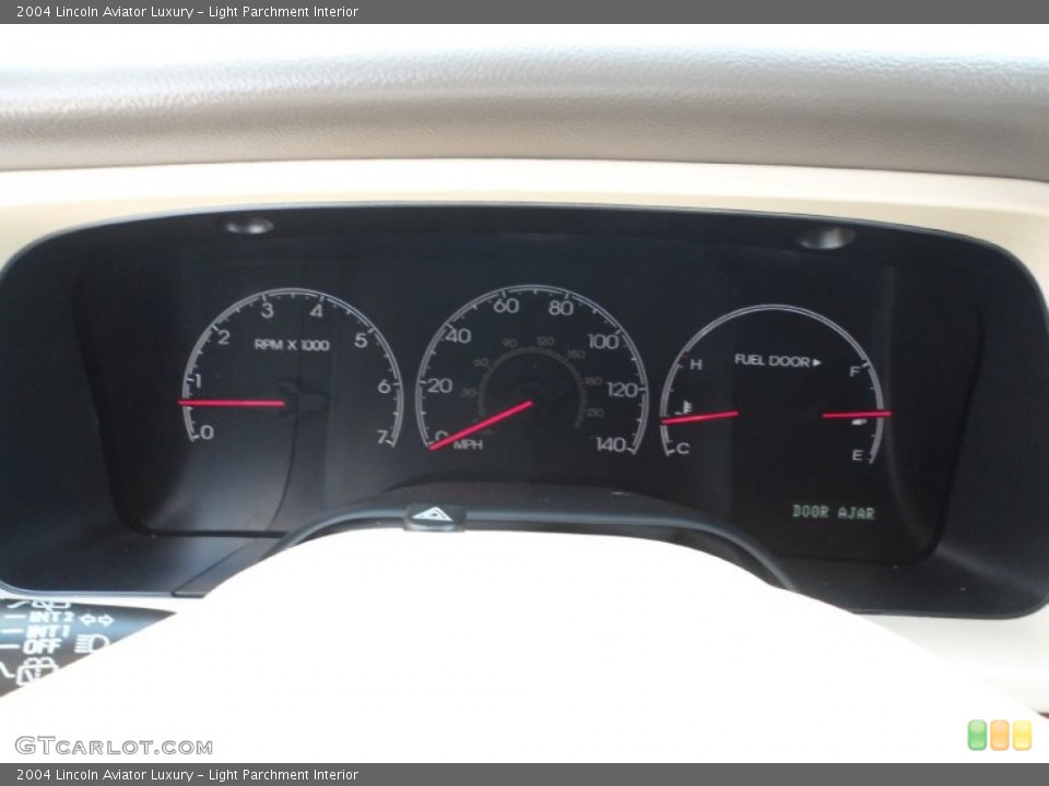 Light Parchment Interior Gauges for the 2004 Lincoln Aviator Luxury #54566439