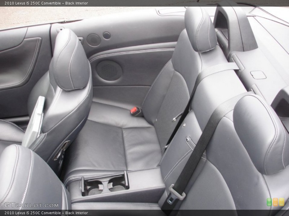 Black Interior Photo for the 2010 Lexus IS 250C Convertible #54566634