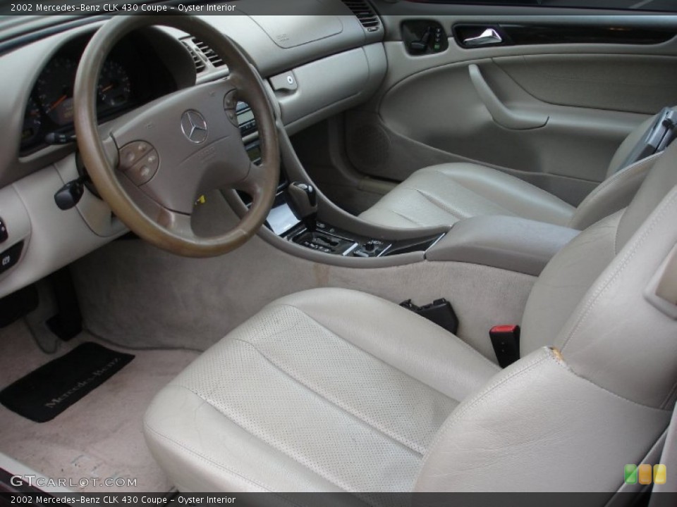 Oyster Interior Photo for the 2002 Mercedes-Benz CLK 430 Coupe #54566754
