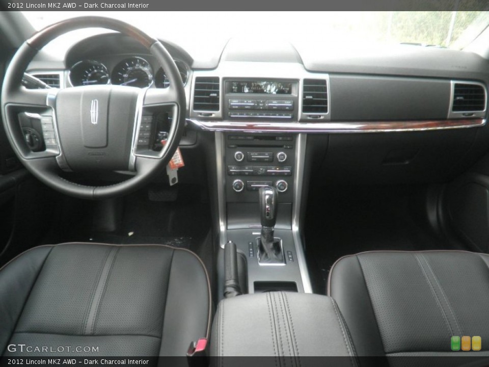 Dark Charcoal Interior Dashboard for the 2012 Lincoln MKZ AWD #54568239