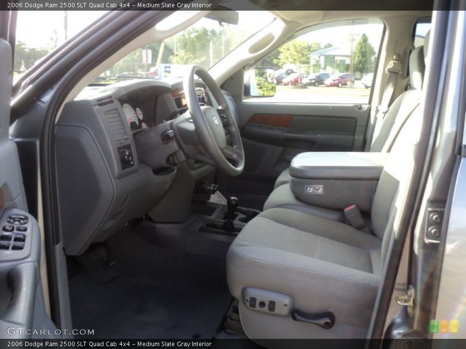 Medium Slate Gray Interior Photo for the 2006 Dodge Ram 2500 SLT Quad Cab 4x4 #54568761