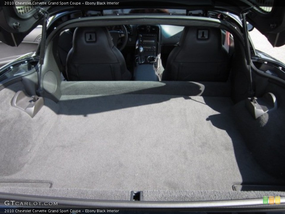 Ebony Black Interior Trunk for the 2010 Chevrolet Corvette Grand Sport Coupe #54568803