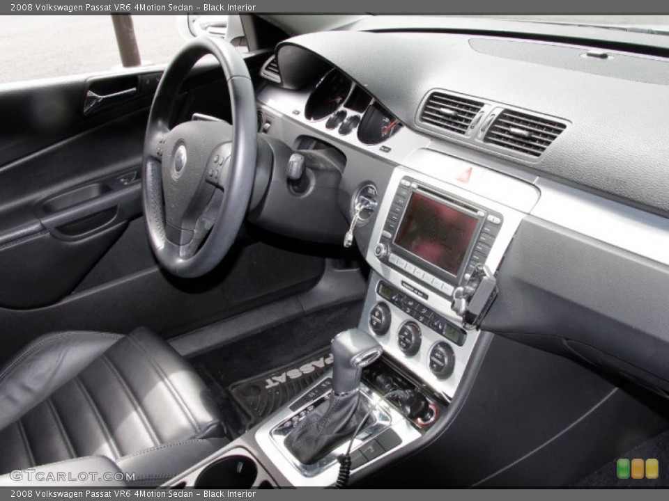 Black Interior Photo for the 2008 Volkswagen Passat VR6 4Motion Sedan #54568948