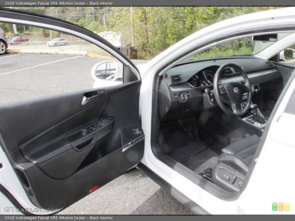 Black Interior Photo for the 2008 Volkswagen Passat VR6 4Motion Sedan #54569000