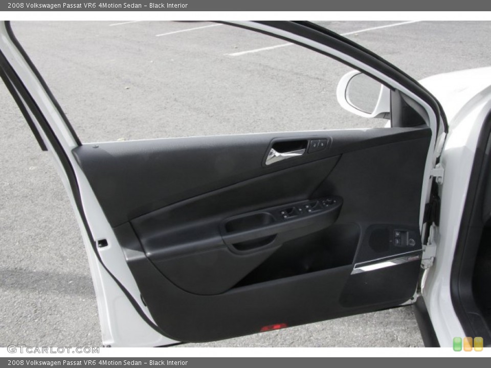 Black Interior Door Panel for the 2008 Volkswagen Passat VR6 4Motion Sedan #54569022