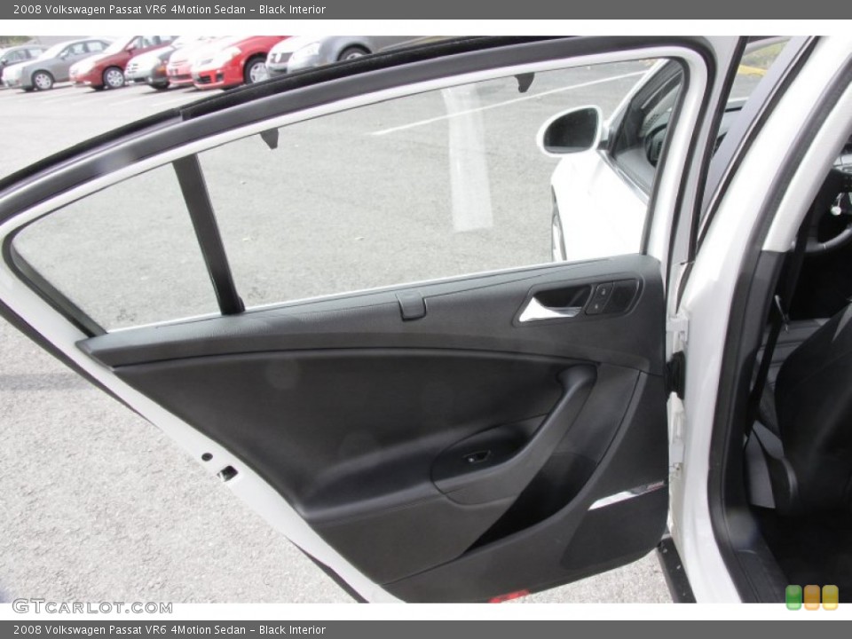 Black Interior Door Panel for the 2008 Volkswagen Passat VR6 4Motion Sedan #54569031