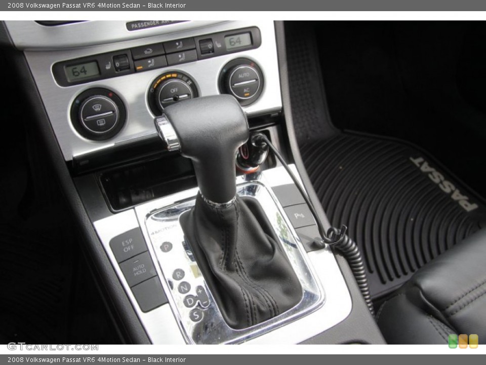 Black Interior Transmission for the 2008 Volkswagen Passat VR6 4Motion Sedan #54569094