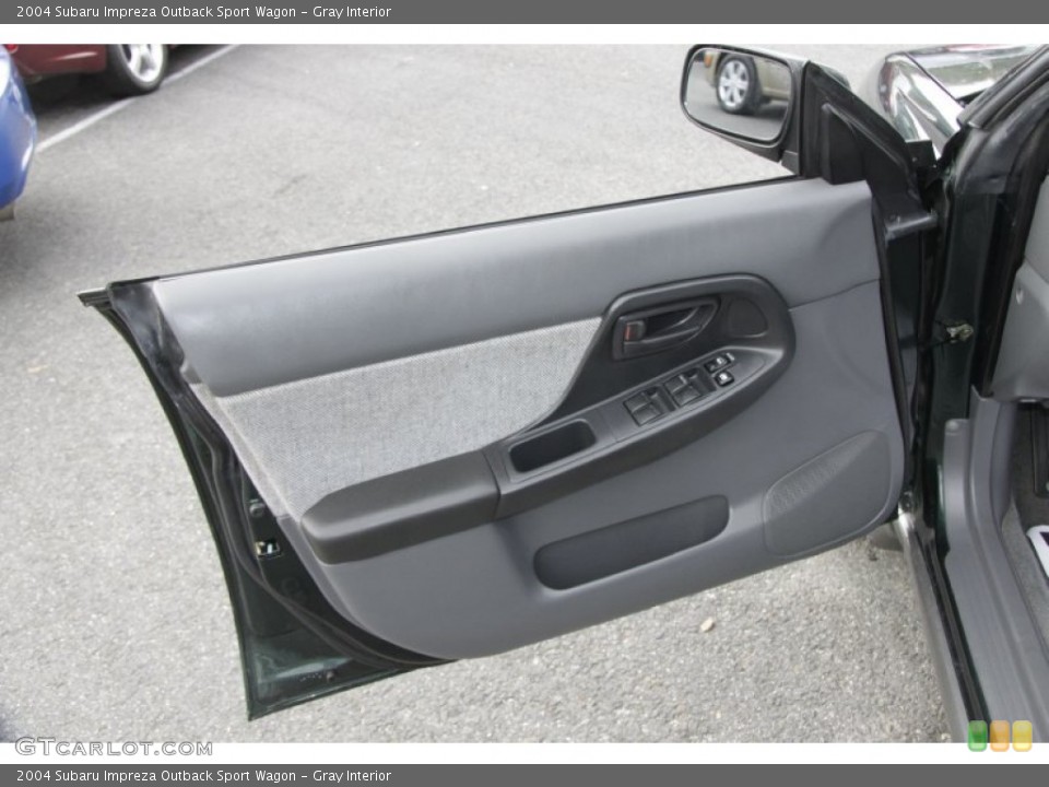 Gray Interior Door Panel for the 2004 Subaru Impreza Outback Sport Wagon #54569238