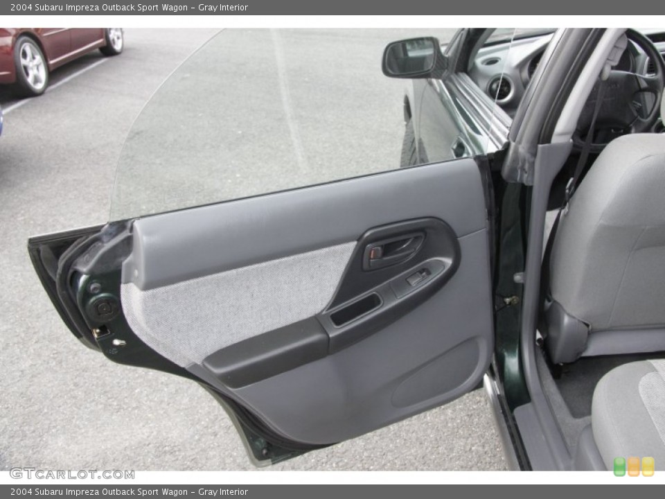 Gray Interior Door Panel for the 2004 Subaru Impreza Outback Sport Wagon #54569247