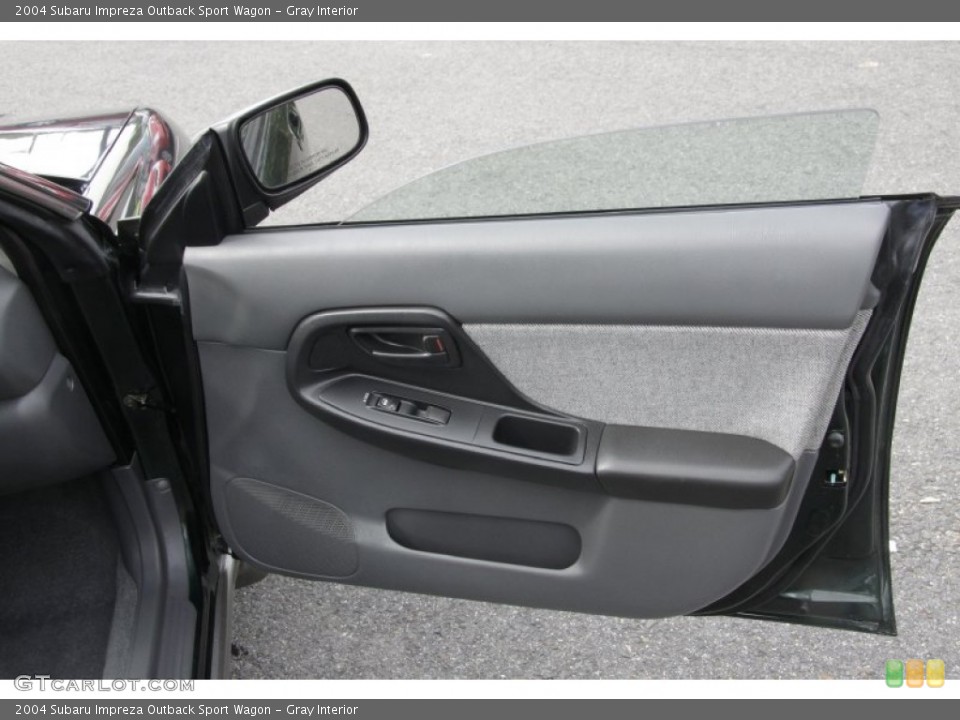 Gray Interior Door Panel for the 2004 Subaru Impreza Outback Sport Wagon #54569289