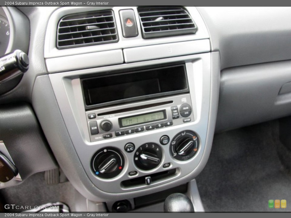 Gray Interior Controls for the 2004 Subaru Impreza Outback Sport Wagon #54569307
