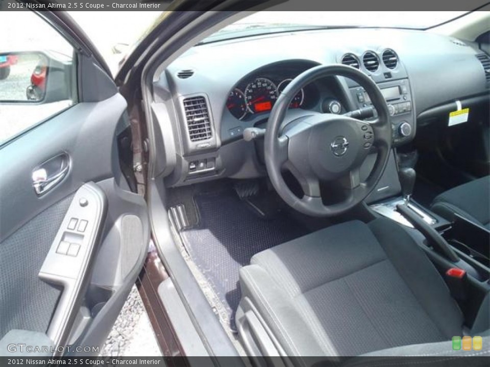 Charcoal Interior Photo for the 2012 Nissan Altima 2.5 S Coupe #54571707
