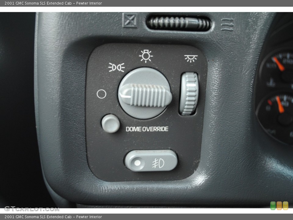 Pewter Interior Controls for the 2001 GMC Sonoma SLS Extended Cab #54571928