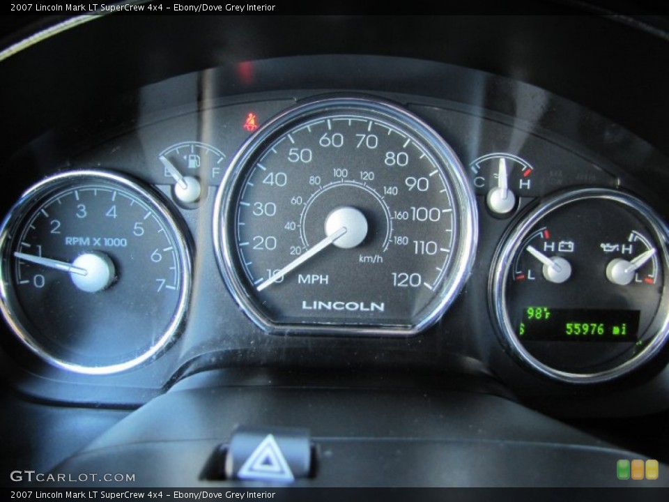 Ebony/Dove Grey Interior Gauges for the 2007 Lincoln Mark LT SuperCrew 4x4 #54572064